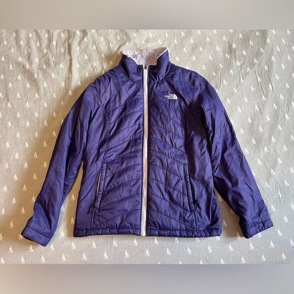 The North Face Mossbud Swirl Jacket Purple size Medium - Picture 2 of 8